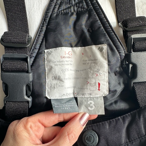 Obermeyer size 3T black ski bibs. Great condition. - Picture 3 of 3
